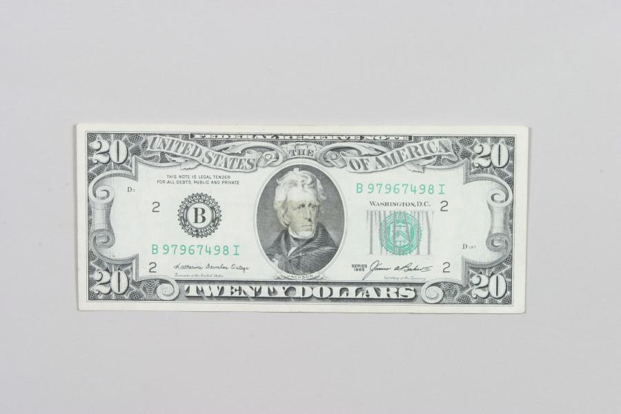 미국 지폐 20 DOLLAR