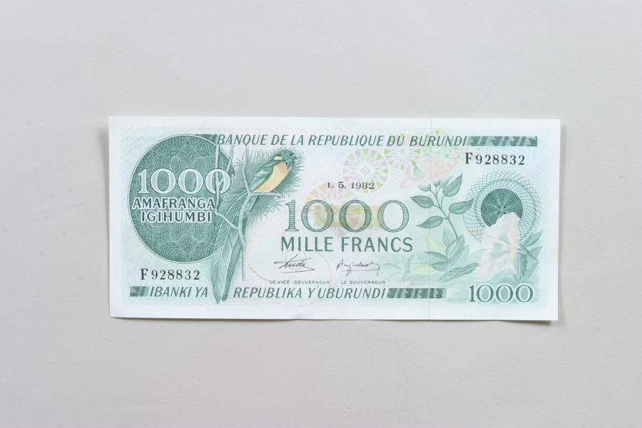 브룬디 1,000 FRANCS