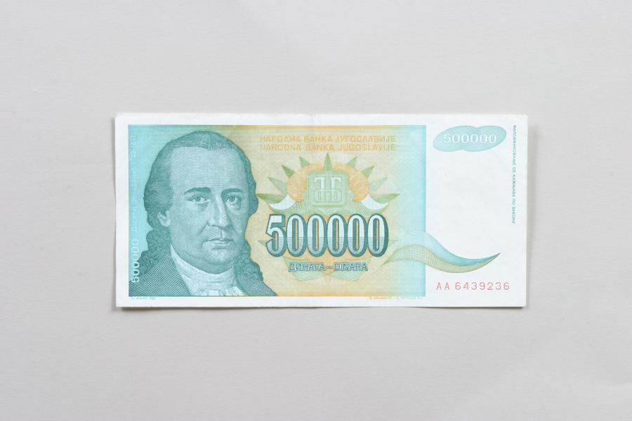 유고슬라비아 500.000 Dinar