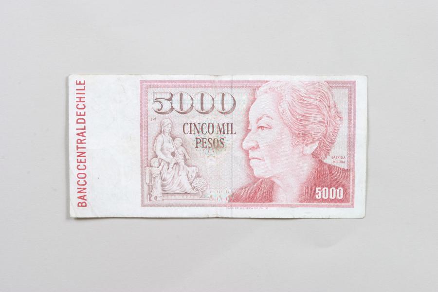 칠레 5,000 PESOS