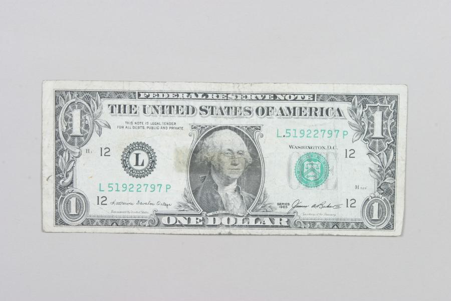 미국 지폐 1 DOLLAR