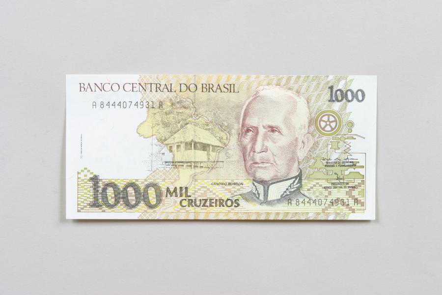 브라질 지폐 1,000 CRUZADOS