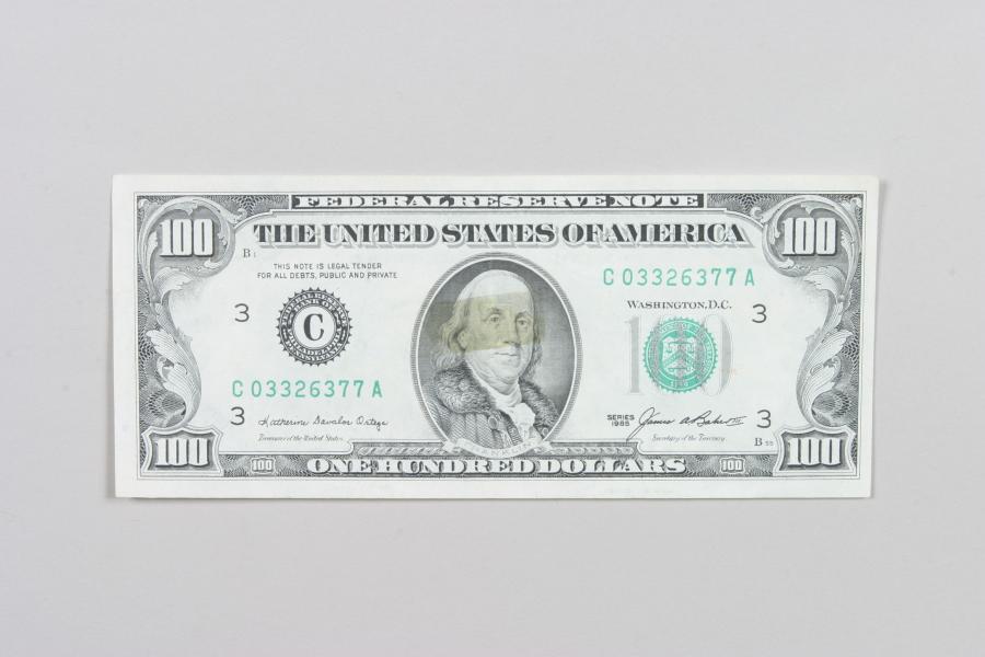 미국 지폐 100 DOLLAR