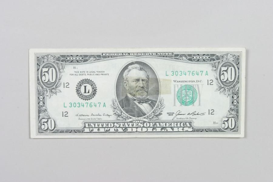 미국 지폐 50 DOLLAR