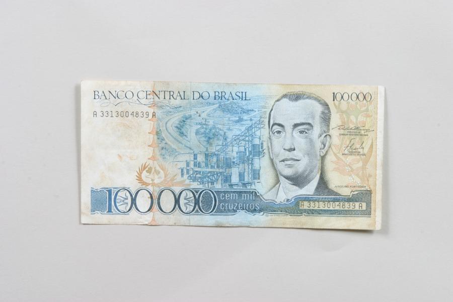 브라질 지폐 100,000 CRUZADOS