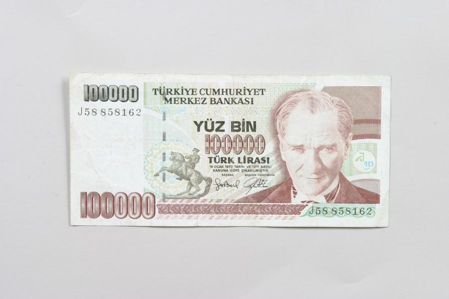 터키 100,000 LIRA