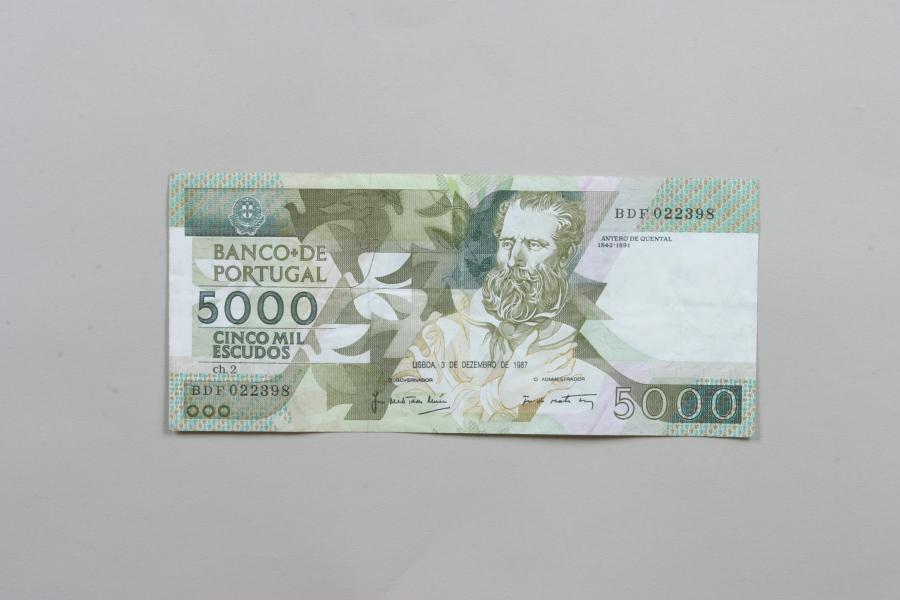 포루투칼 5,000 Escudos 1987년